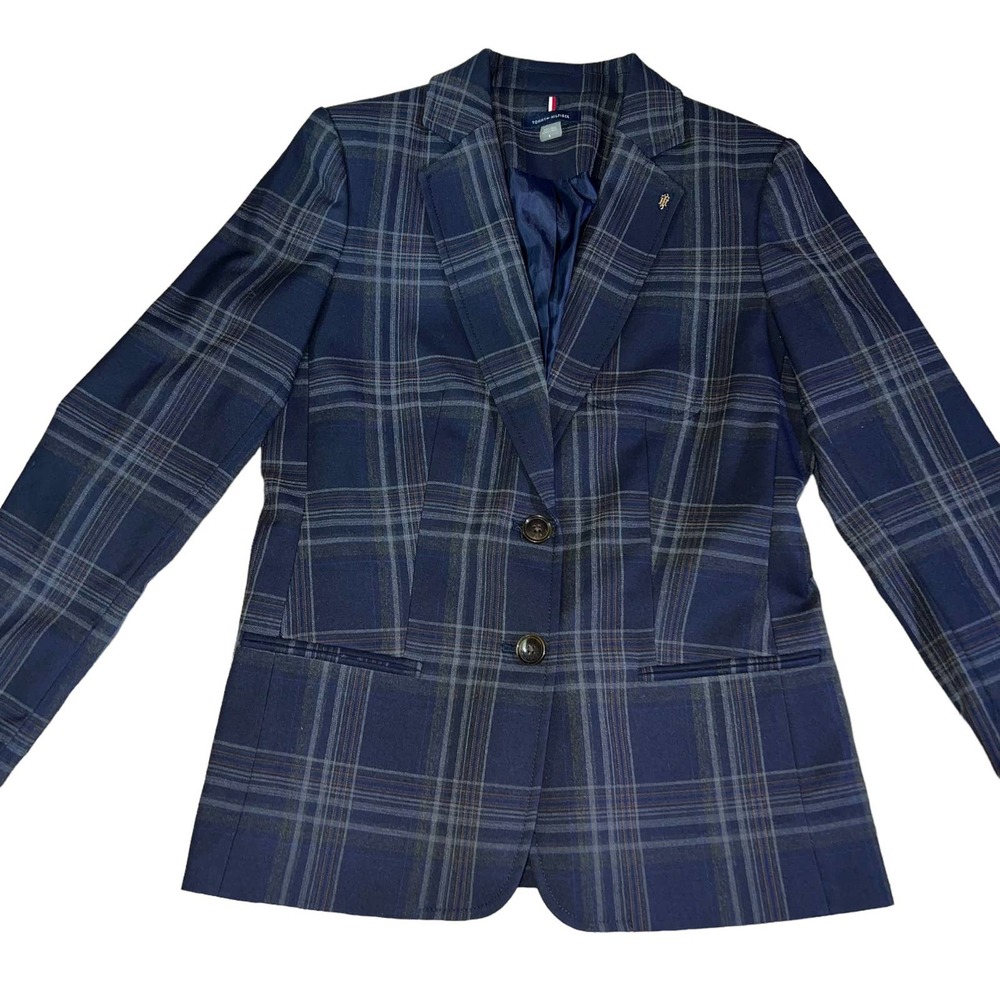Tommy Hilfiger Blue Plaid Blazer - Picture 3 of 9